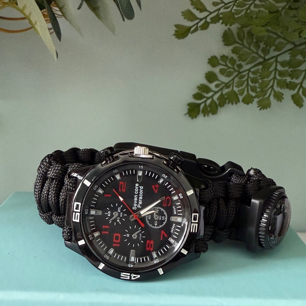 BlueStraw Survival Watch for Men and Women New